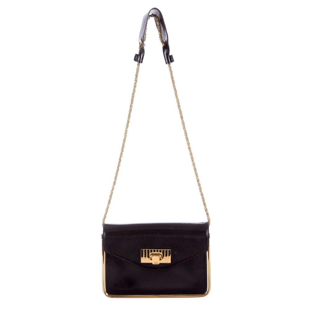 Chloe Small Sally Bag in Black Patent Leather ❤️‍🔥 Beautiful!
